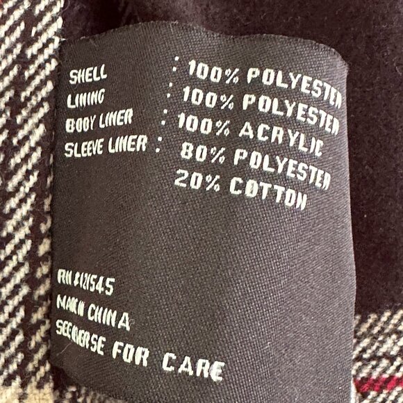 London Fog Double Breasted Red Raincoat - Picture 13 of 14